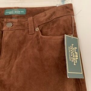 LRL Ralph Lauren suede pants (new)